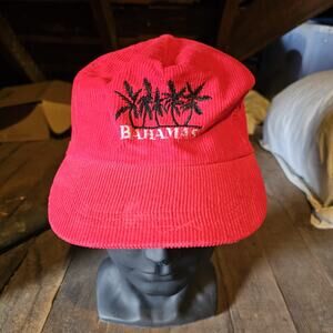 Bahamas Beach Island Courdory Snapback Worker Trucker Vintage Retro Dad Hat